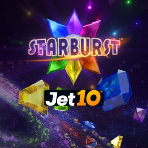 Starburst kolikkopeliä Jet10 kasinolla