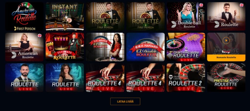 Jet10 casino live ruletti